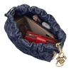 Coach Faye 22 Monogram Chain Strap Cotton And Leather Crossbody Bag Medium Women bags Denim-Blue CDB94-IMTYV