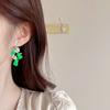 New Chinese-style vintage gourd butterfly luxury earrings with micro-set zircon stones, fashionable Chinese-inspired ear drops