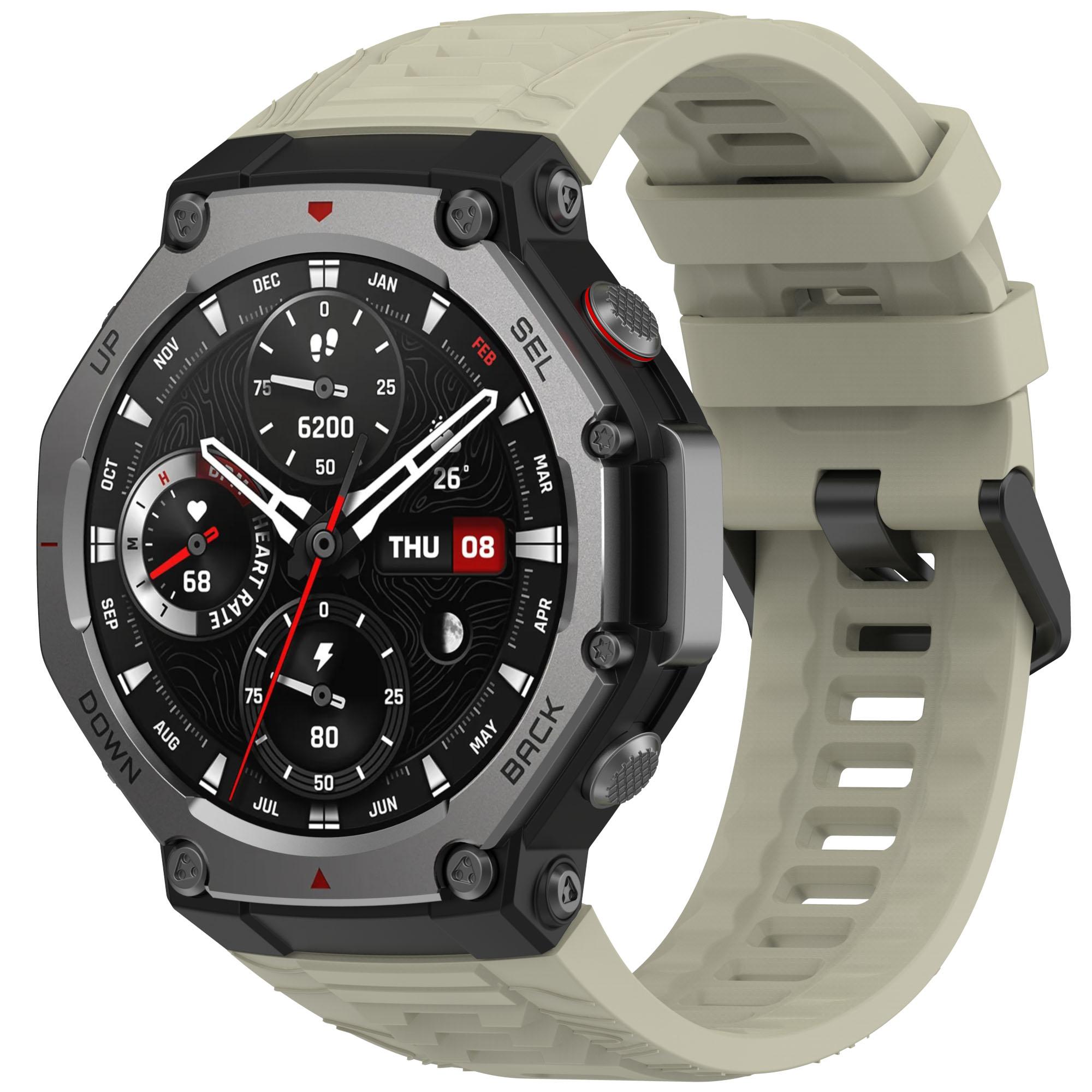 

Strap For Amazfit T-Rex 3 SmartWatch Accessories Sport Replacement Original Silicone Bracelet correa Huami Amazfit T Rex3 band For Amazfit T-Rex 3 сірий колір