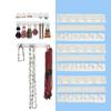 9 in 1 Plak Sieraden Display Standaard Hanger Oorbellen Ketting Ring Set Organiserende Display Opbergrek Plakhaak