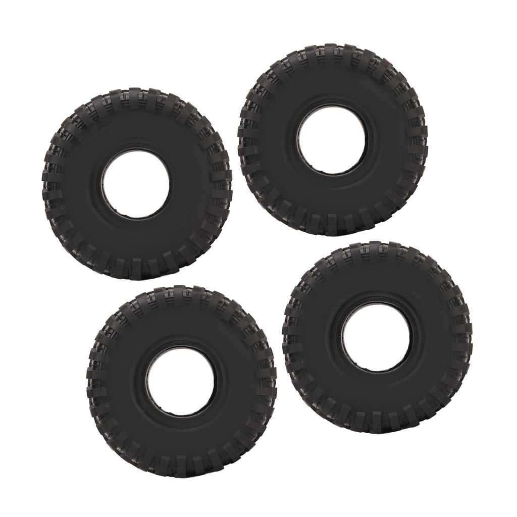 1.9in RC Car Tire Uneven Texture Surface Stable Grip Rubber Wheel Fit for 110 Remote Control