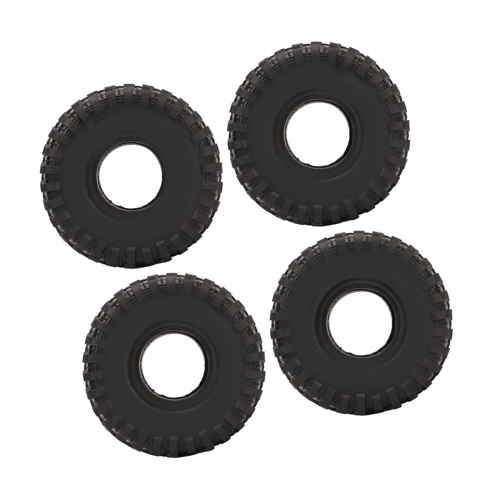 

1.9in RC Car Tire Uneven Texture Surface Stable Grip Rubber Wheel Fit for 110 Remote Control