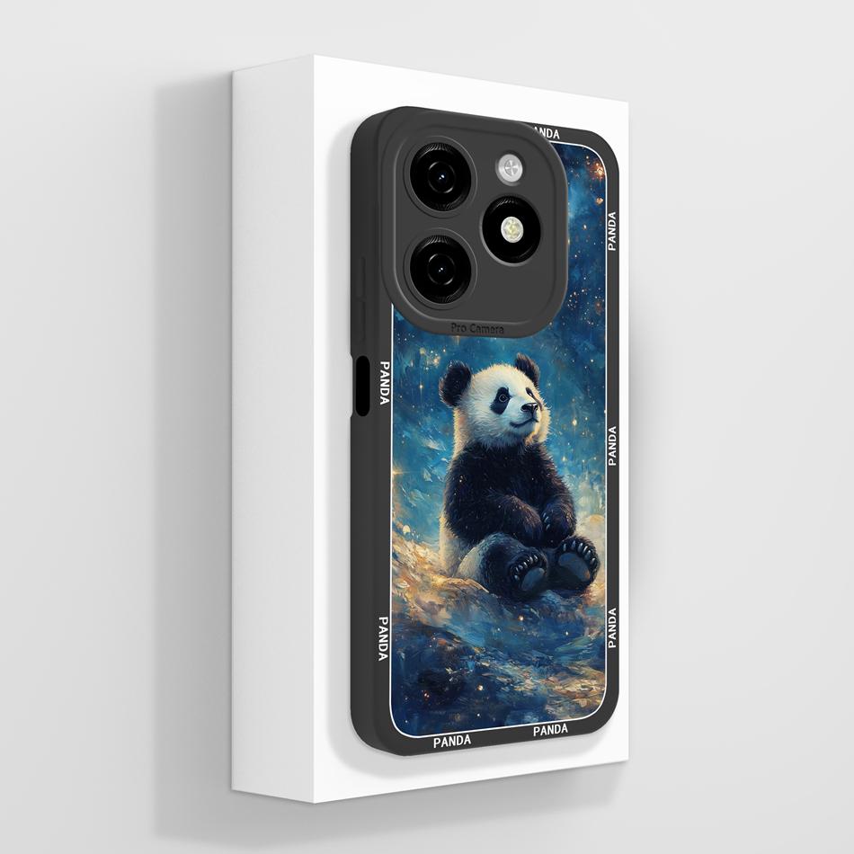 For Tecno Spark 20 Pro Plus 20C Case Creative Cartoon Cover For Spark20 Pro 4G 5G Soft Liquid Silicone Anti Drop Phone Protector