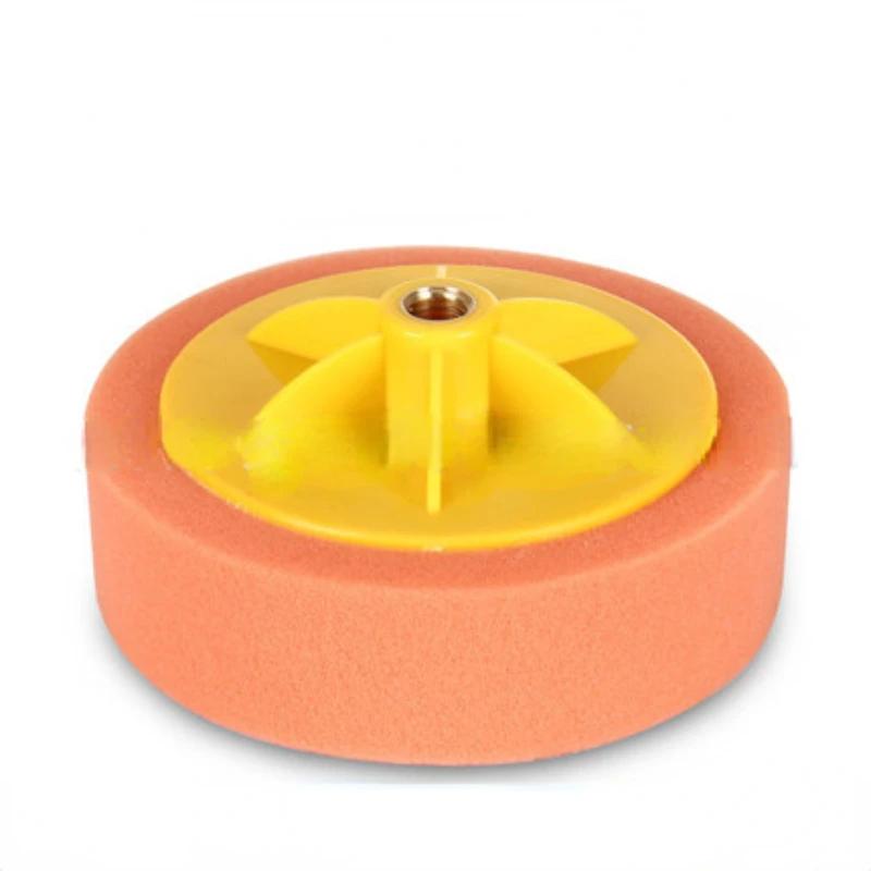 6 Inch Waxing Sponge Restore Coarse, Medium And Fine Screw Polishing Disk Car Beauty Mirror Repair Sponge Wheel M14 Disk