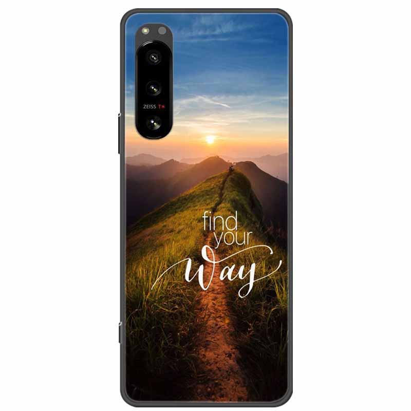 Pro Sony Xperia 5 / 5 II / 5 III Pouzdro TPU Měkký Silikon Nárazuvzdorná Pouzdra pro Sony Xperia 5 III Kryt Telefonu 5II 5III Vlk Lvi