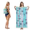 2 in 1 Microfiber Quick Dry Beach Towel Bag Convertible Foldable Printed Bath Towel Backpack