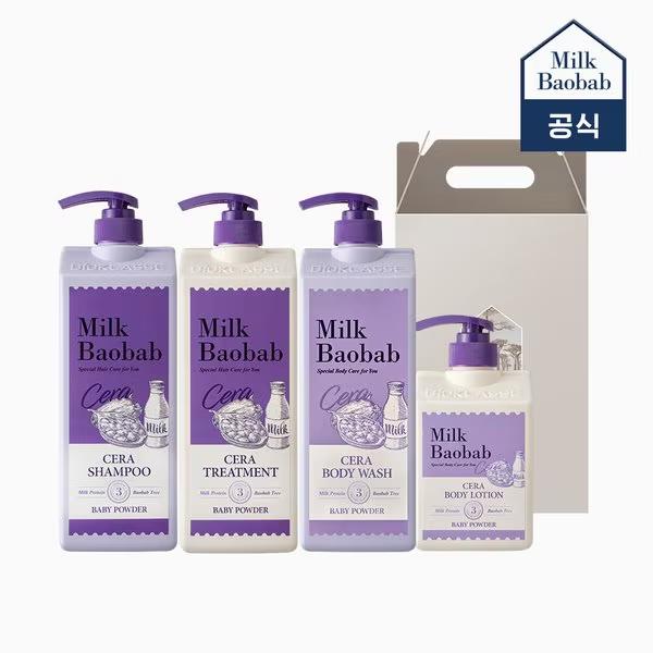

Milk Baobab Cera Hair & Body 4-Piece Set - Baby Powder Scent