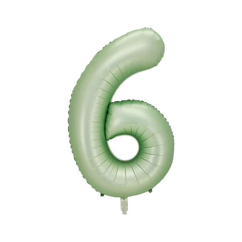 40inch Olive Green Digital Foil Balloons Number 0 1 2 3 4 5 6 7 8 9 Kids Adult Birthday Wedding Party Decorations Baby Shower