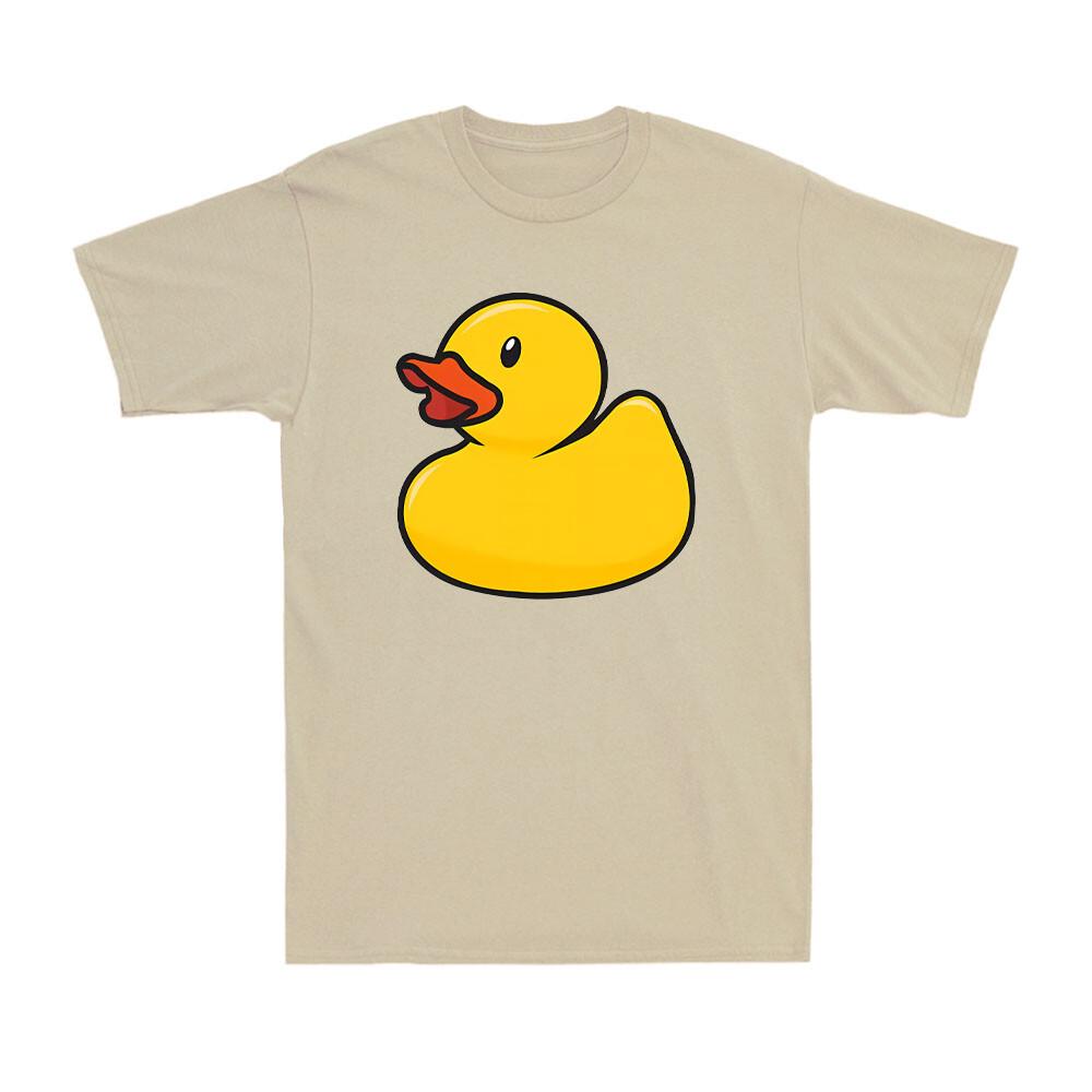 Rubber Duck Cute Cartoon Duck Animal Lovers Gift Novelty Unisexs Cotton Tshirt