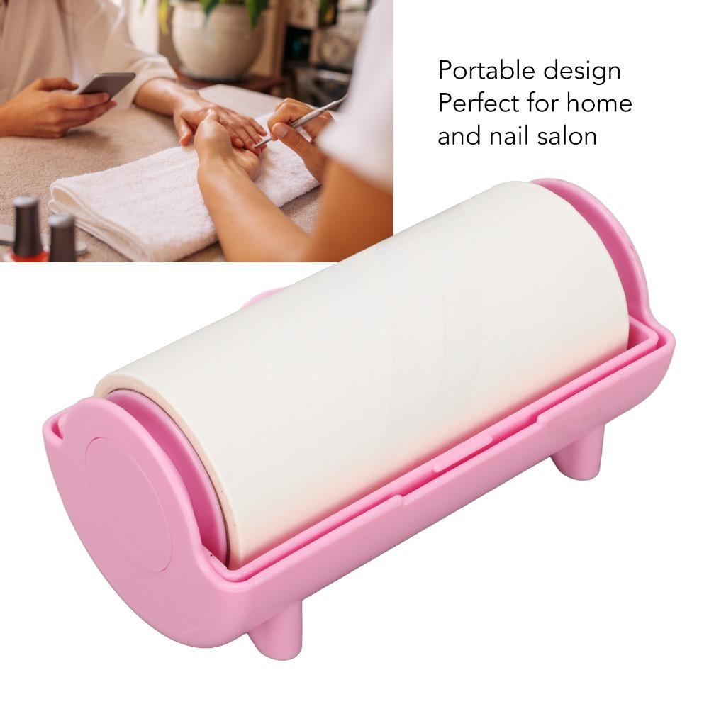 2pcs Pink Nail Art Stamper Nail Stamper Cleaner Paper Daily Salon Nail Art Auxiliary Consumable
