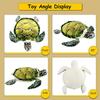 Athoinsu Realistic Stuffed Animal Sea Turtle Soft Plush Toy Ocean Life Tortoise Throw Pillow Birthday Plushie Gifts for Toddler Kids Boys and Girls,