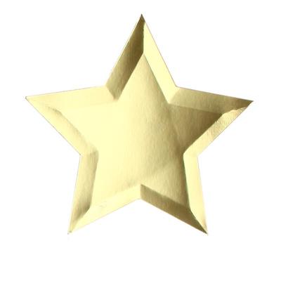 OIMG Disposable Gold Star Party Set