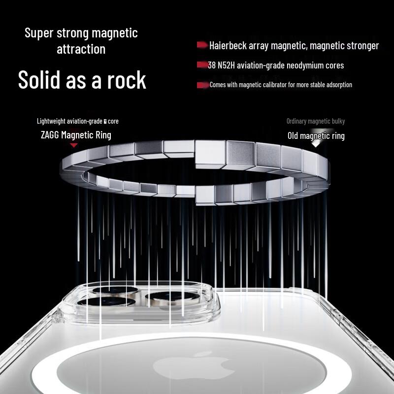 ZAGG iPhone 16 Transparent Magsafe Phone Case
