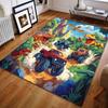 Dinosaur World Car Print Cartoon Carpet for Bedroom Living Room Bedside Sofa Floor Mat Modern Home Decor Area Rug for Gifts