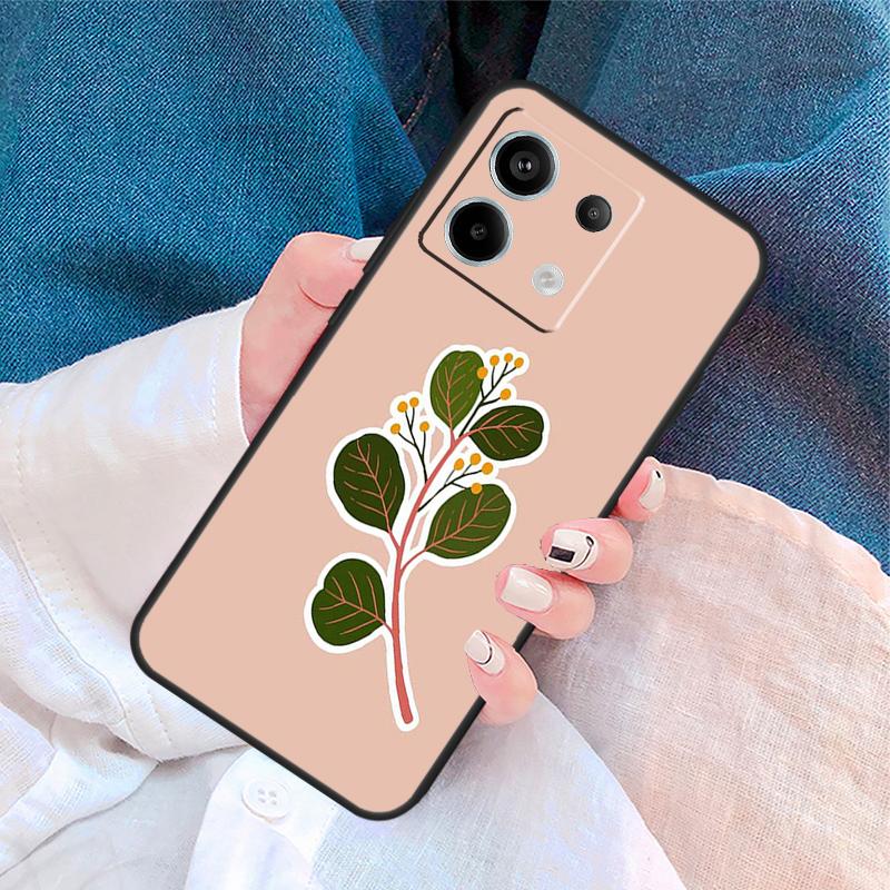 Purple Background Pattern Cover For Xiaomi Redmi Note 14 Pro 13 12 11 9 10 9S 10S 11S 12S Redmi 10C 12C 13C 14C Case