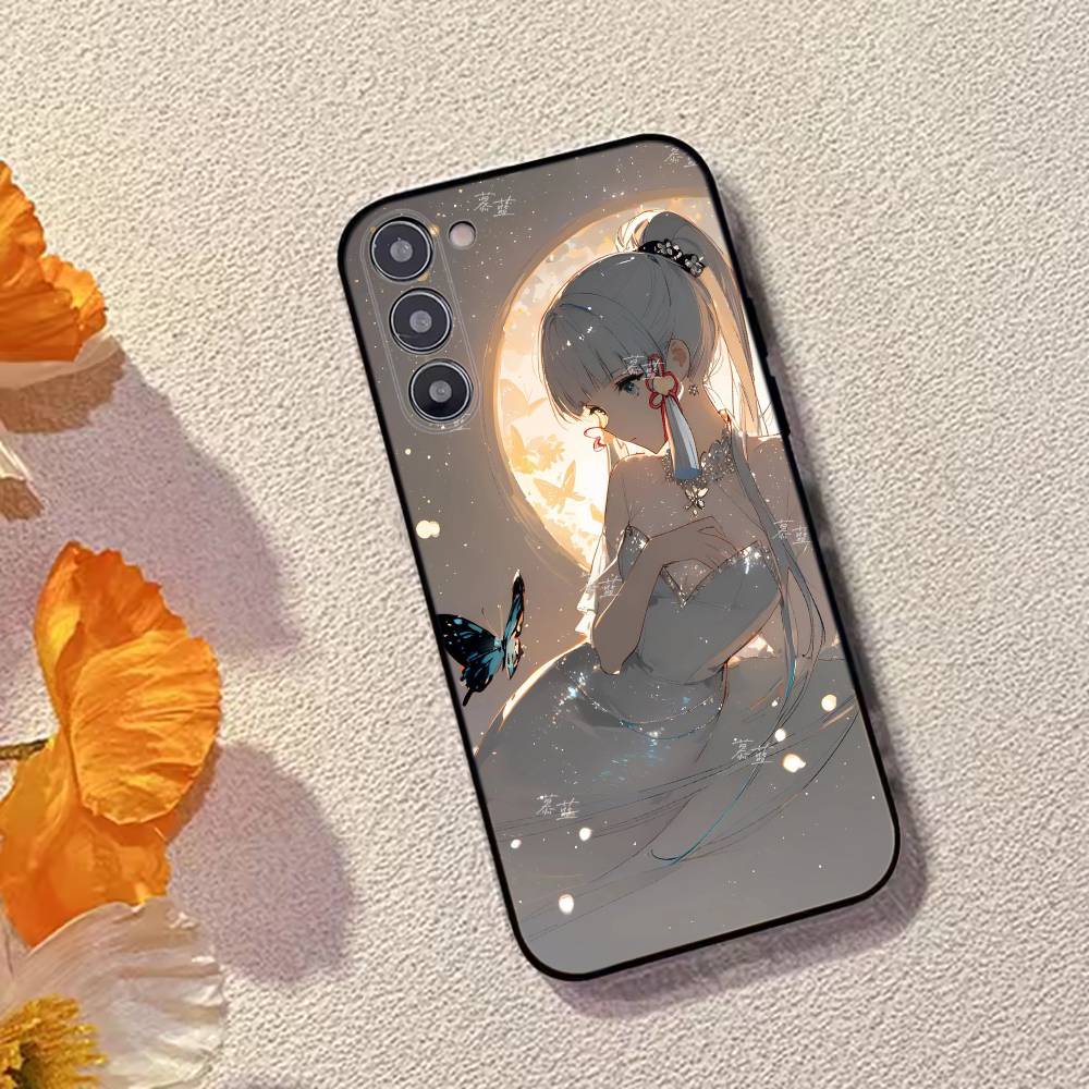 Genshin Impact K-Kamisato A-Ayaka Phone Case Silicone Soft For Samsung Galaxy A73,A72,A71,A70,A53,A52,A51