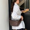 Large-capacity Retro Dumpling Bag, Laid-back Casual Croissant Bag, Commuter Single-shoulder Crossbody Bag