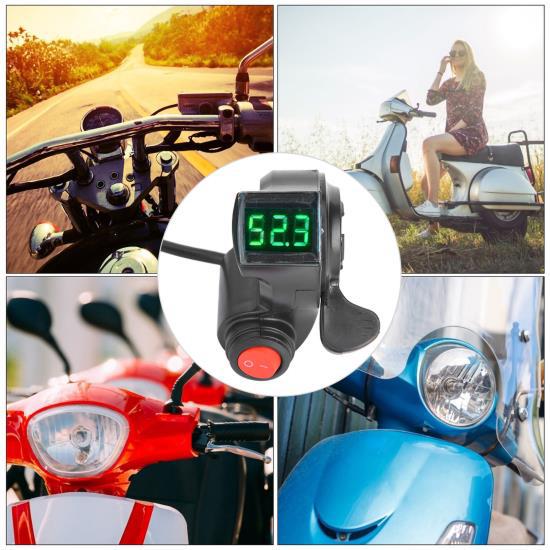E‑Bike Thumb Throttle LCD Display Digital  Voltage Power Switch for Electric Vehicle