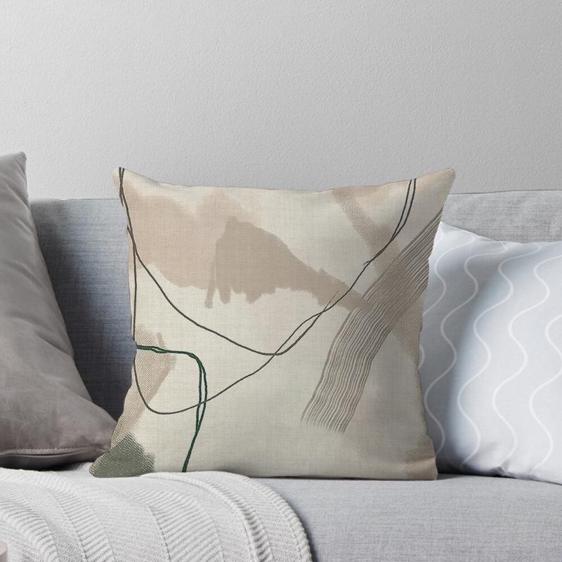 Haus Dekorativ Zuhause Kissenbezug für Sofa Kissenbezug 45*45 Nordisch 40*40cm 40x40cm 50x50 Wohnzimmer abstrakt 60x60 grau Boho