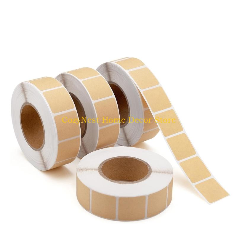 92MF 4000Pcs Label Sticker 0.86x0.86Inch Adhesive Sticker for Outdoor