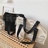 Large Capacity Tooling Canvas Shoulder Bag Men and Girls Hip-hop Bag Handbag Women