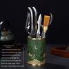 Handton Lacquered Brass Tea Ceremony Tool Set