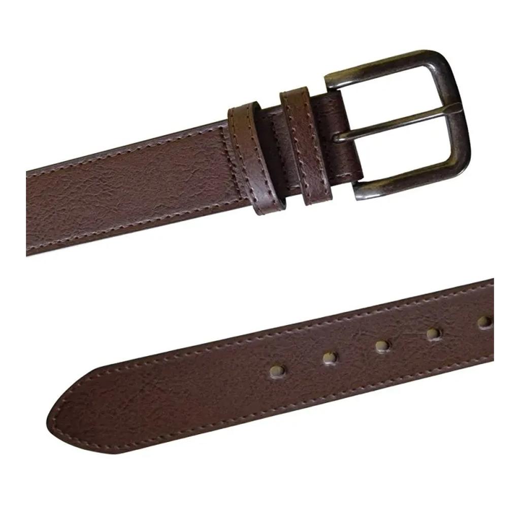Duke Mens D555 Archie Antique Look Bonded Leather Buckle Waist Belt