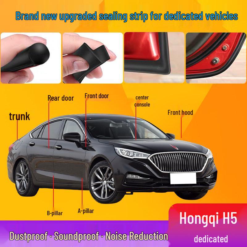 

Hongqi H5 Soundproof Rubber Door Sealing Strip Four-Door Package