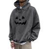 Unisex Casual Fashion Top With Drawstring Hoodie And Printed Sweatshirt