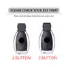Interior Mouldings 2 3 button New Alloy Style Car Key Case Cover Shell Fob for Mercedes Benz A B C E S Class W204 W205 W212 W213