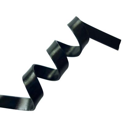 Plochý hliníkový drát 5 x 1 mm 4 metry Černý