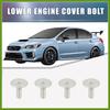 Car Engine Shield Cover Bolt 90105-TBA-A00 Cover Bolt Pin Screws for Honda Accord CRV Civic (Pack of 4) Vehicle Components