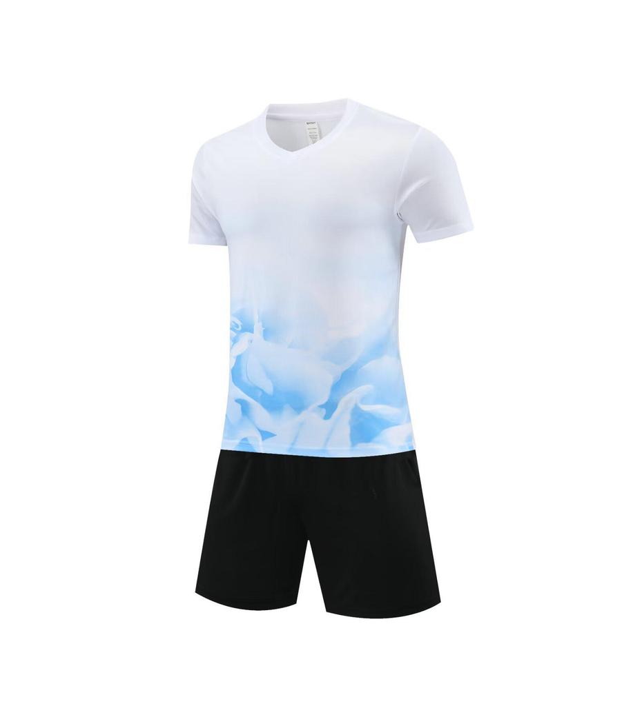 Breathable Football Team Jersey - Sports Training & Competition Set
