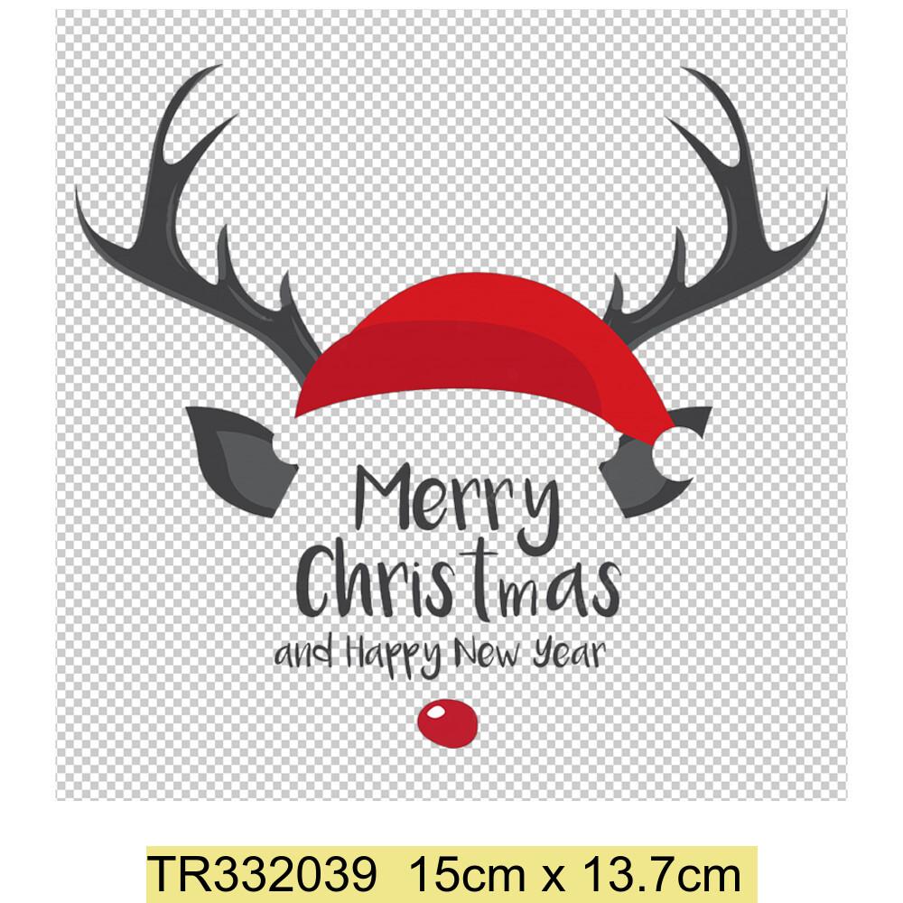 Aufbügelbilder Weihnachten Weihnachtsmann Bäume Kleidung DIY T-Shirt Kleid Applikation Wärmeübertragung Weihnachtsbaum Auto Aufbügel-Vinyl-Aufkleber