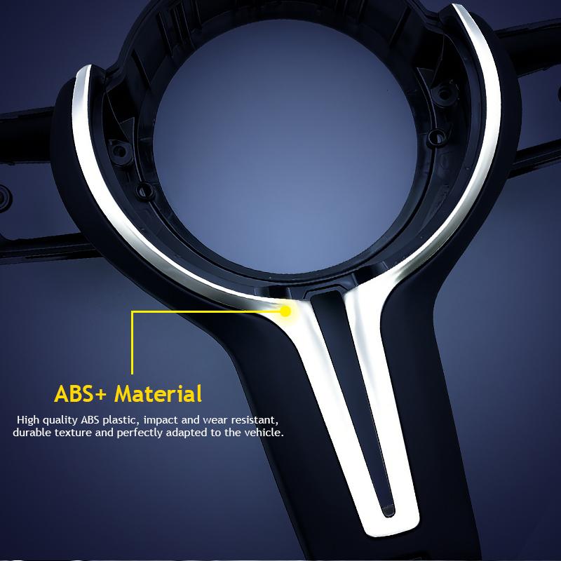 Interior Steering Wheel Thong Cover Trim for BMW F80 M3 F90 M5 M Series F30 F33 F36 F15 F20 F21 F22 F01 F06 F10 F12 Auto Parts