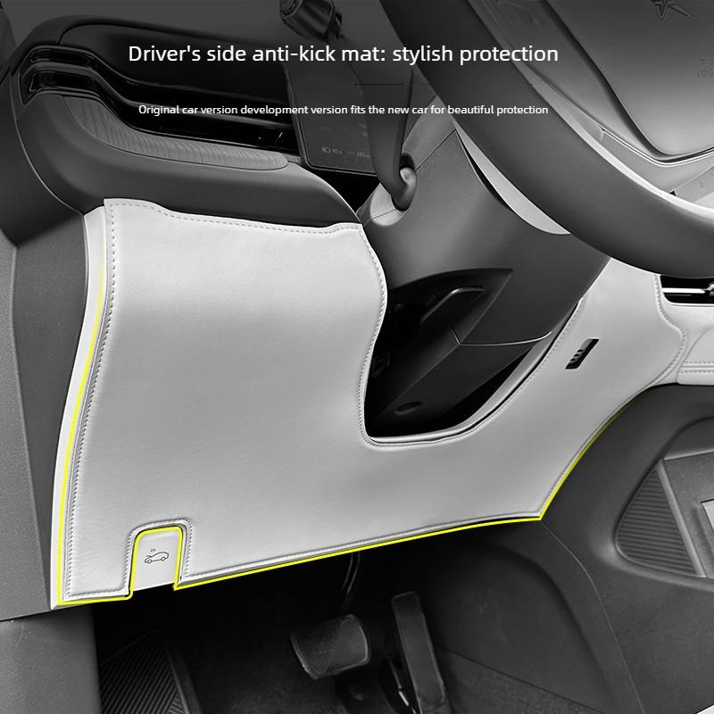 Per XPENG G6 2026 Colore Originale Auto Tappetini Anticalcio Lato Guidatore e Passeggero Pad Protettivo in Pelle Accessori Interni Auto