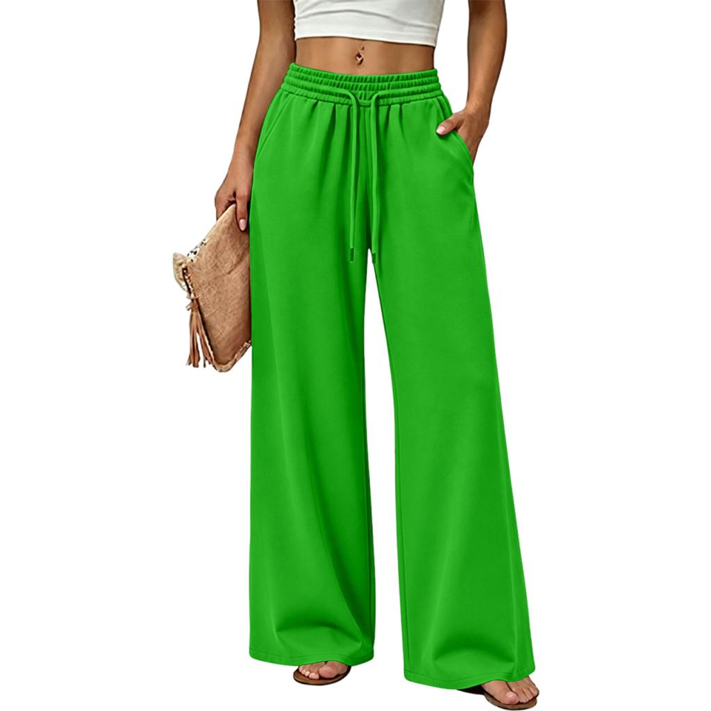 Women's Color Wide Leg Sweatpants Casual Versatile Joggers for Everyday Wear