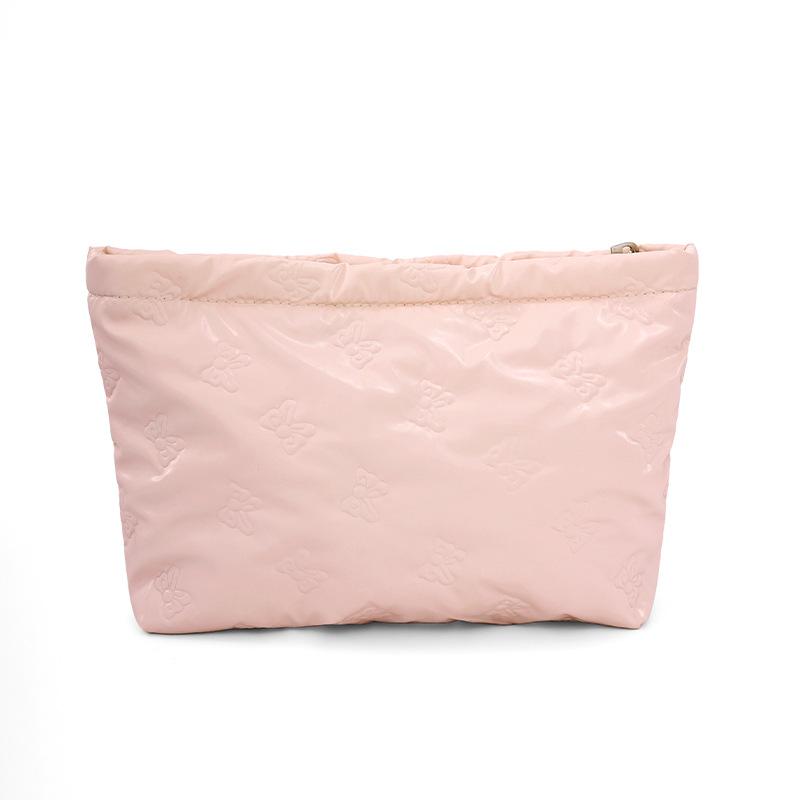 Butterfly Pattern, Hand-held Makeup Bag, Travel Storage Bag, Portable Bag, Middle Bag, Essential Travel Item, Makeup Bag, Large Capacity