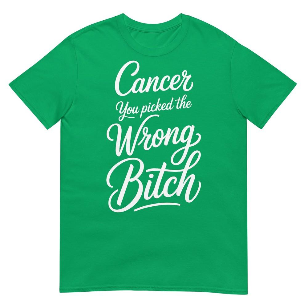 Dear Cancer You Picked The Wrong Bitch Breast Cancer Tshirt