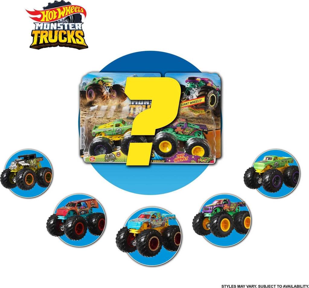 MATTEL HOT WHEELS Mattel Hot Wheels Monster Truck 2-Pack [Parallel Import]
