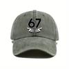 Vintage Six Seven 6 7 Meme Funny Hands Baseball Caps Unisex Distressed Denim Snapback Cap Gen-Alpha Slang Outdoor Gift Caps Hat