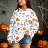 Kids Halloween Print Hoodie Pullover Sweatshirt for Boys Girls Casual Wear