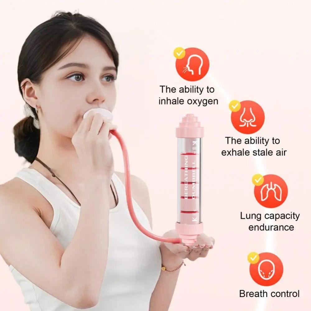 Lung Respirator Breathing Exercise Device Muscle Trainer Deep Breathing Trainer  Fitness