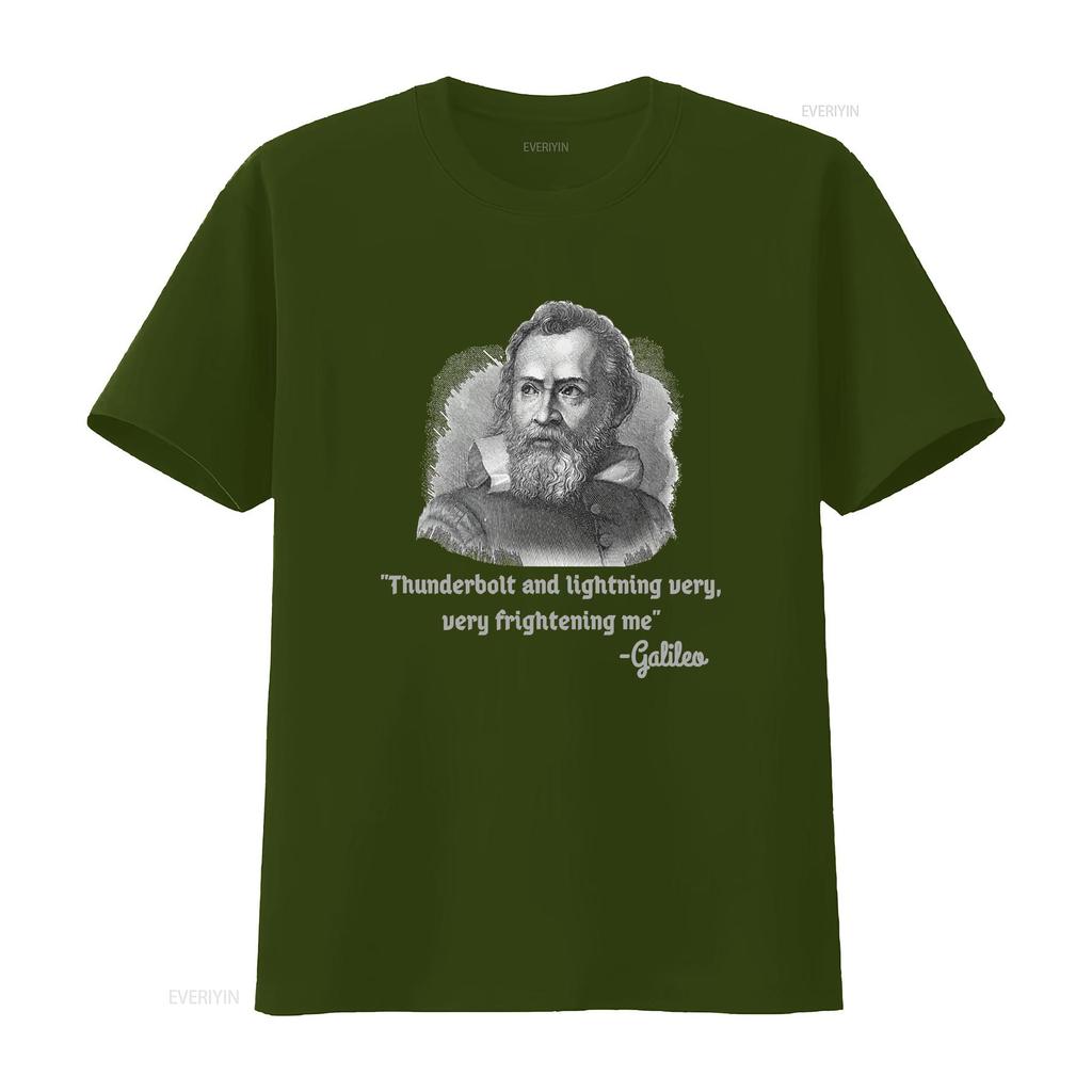 Thunderbolt lightning Galileo Meme Science Astronomy T shirt vintage Washed Soft Top For Everyday Wear Stylish Versatile