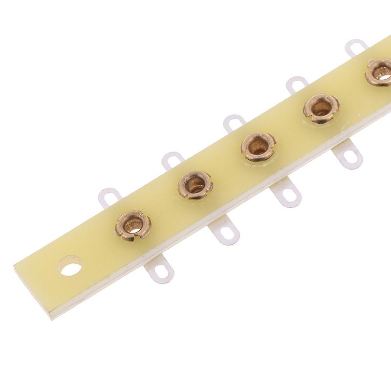 1ks 8kolíkový Fr4 Tag Strip Turret Terminal Board Generic Fr Hifi Vintage Amp Diy