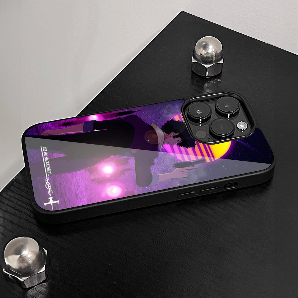

C-Cowboy Anime B-Bebop Phone Case for Iphone 16 15 14 13 12 11 Pro Max Mini Plus Se Xr X Xs PC+TPU Cover iphone 13