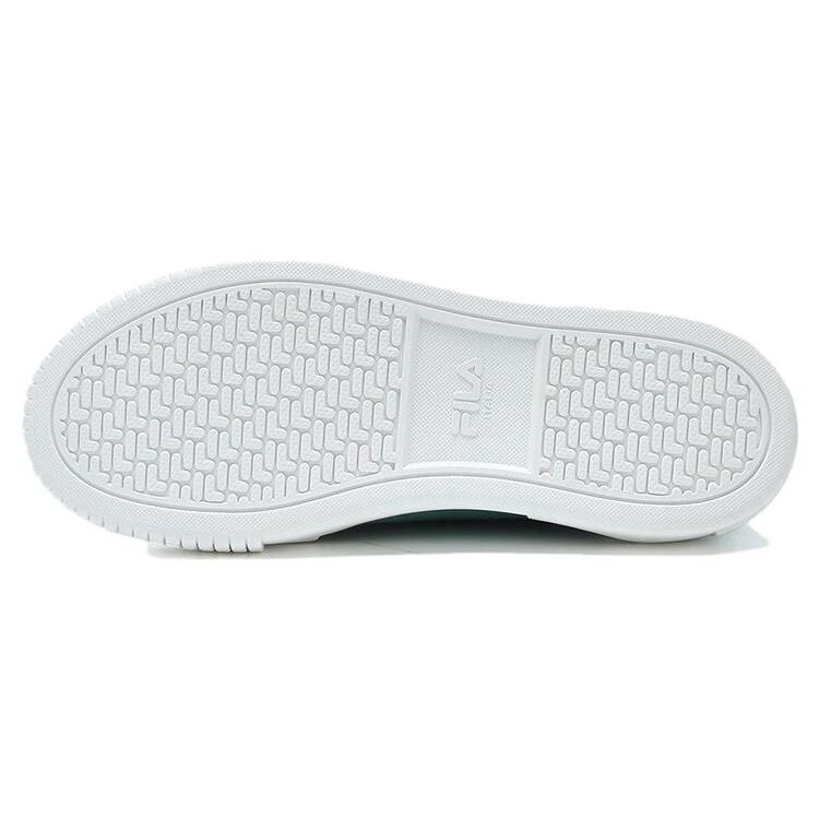 FILA Fusion Wallride DX Simple Comfortable Low-Top Canvas Shoes Women sneakers White Green T12W322101FFB