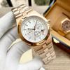 Jia Shi Jia 5500V Serie Automatische Leuchtende Herrenuhr mit Stahlarmband und Sechszeiger-Kalender