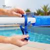 Swimming Pool Maintenance Tool Hanger Poolside Pole Hanger, with 3 Hook Configuration, Weather Resistant Management System Organizer, for Telescoping