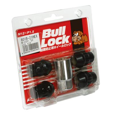 Autofelgenschloss Bull Bag 21HEX M12 4 601B KYO-EI (Kyoei Sangyo) Muttern, Diebstahlschutz, Schloss, Typ, P1.5, Schwarz, Stück,